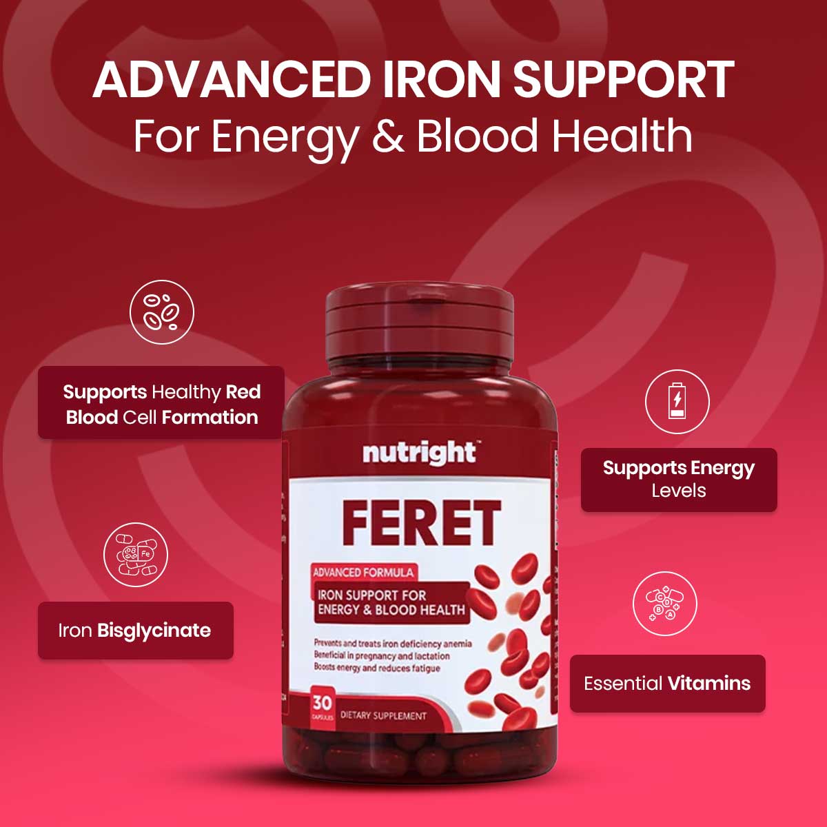 FERET – Iron Support for Energy & Blood Health