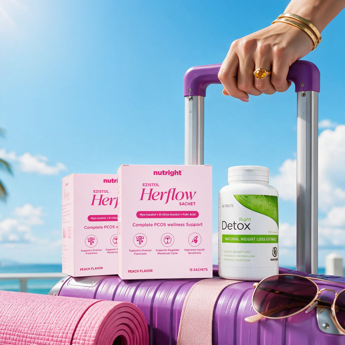 1 Right Detox + 2 HerFlow