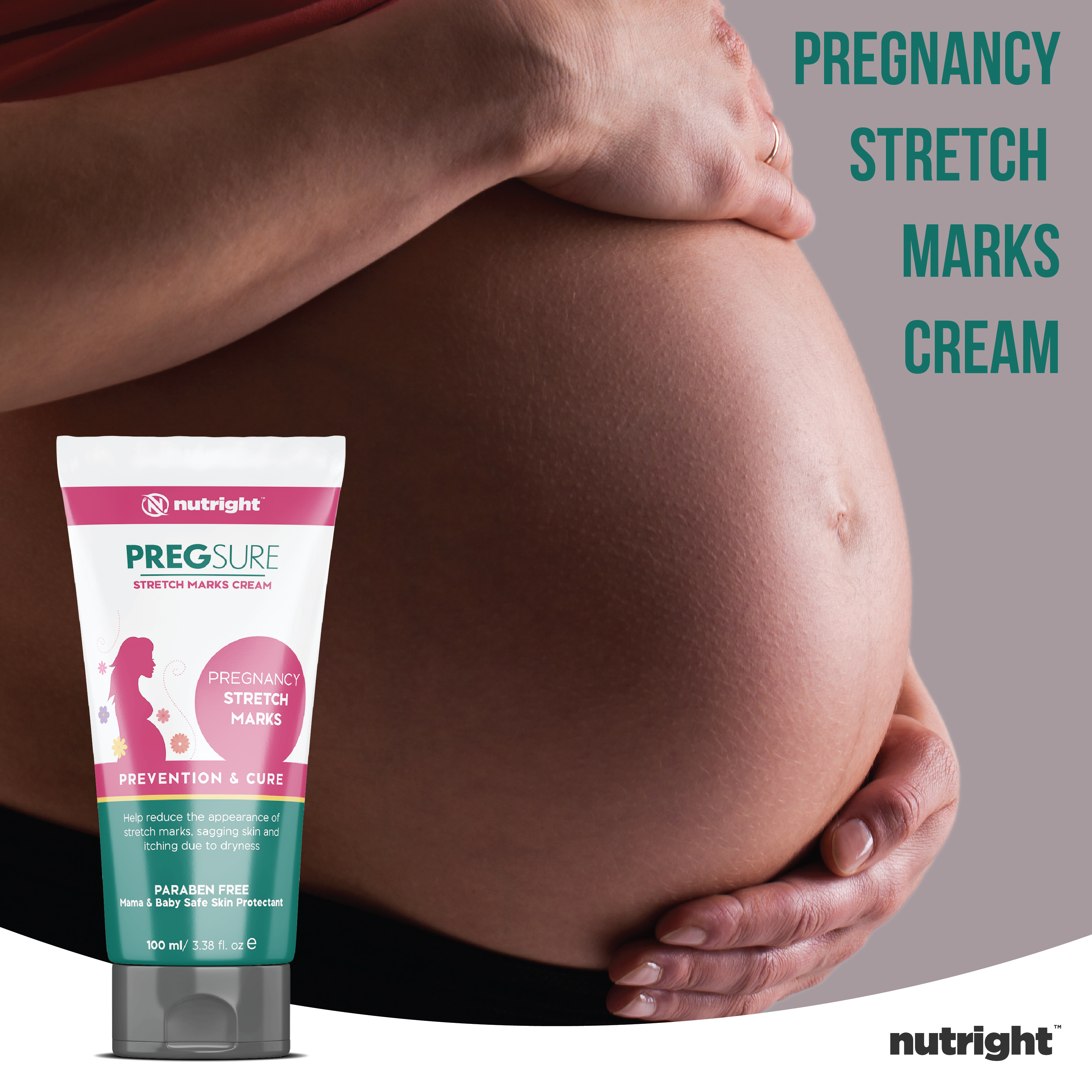 PregSure Stretch Mark Removal Cream – Advanced Skin Restoring Formula